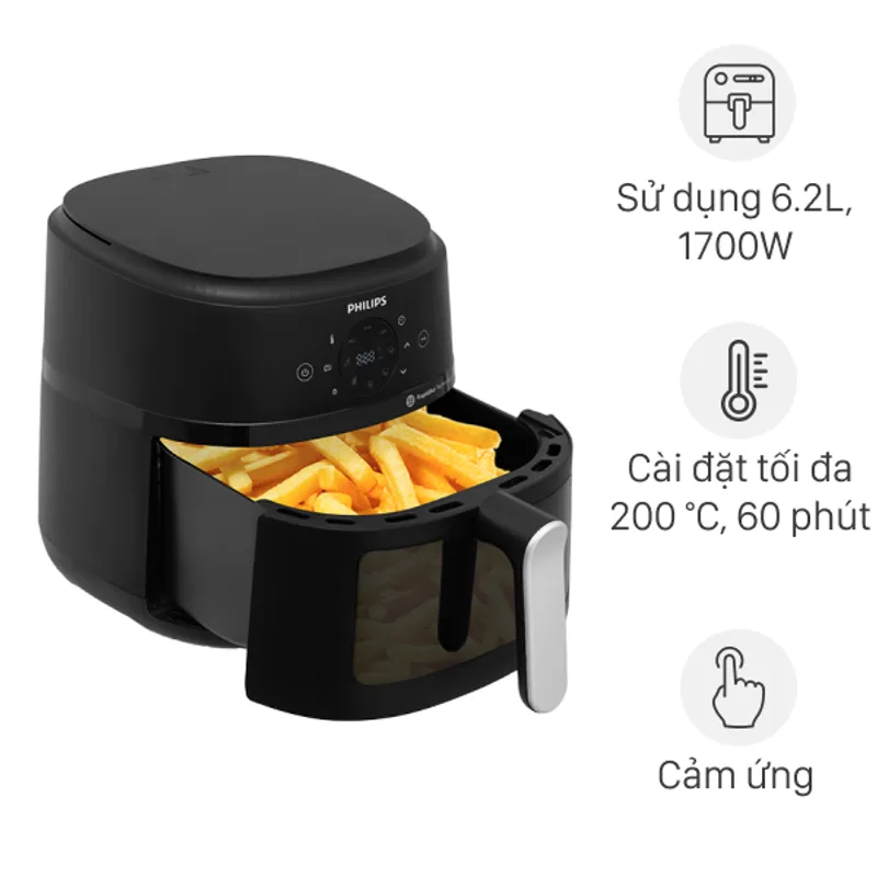 Nồi chiên không dầu Philips NA231/00 6,2 lít